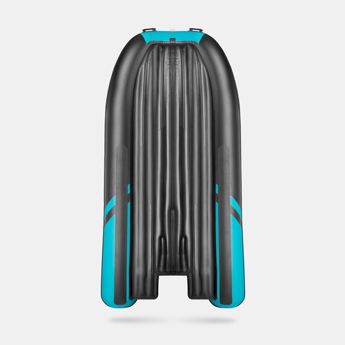 Надувная лодка GLADIATOR E450S JET черно-бирюзовый