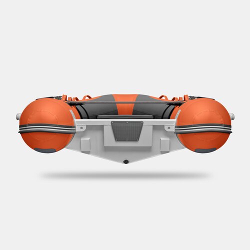 Надувная лодка RIB GLADIATOR AL 420 оранжево-темносерый (СПб)
