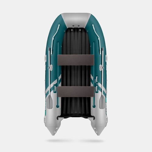 Надувная лодка GLADIATOR E450S морской зеленый-белый