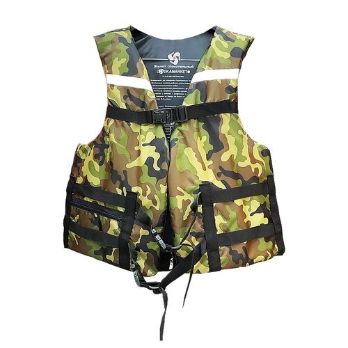 Жилет спасательный ЛОДКАМАРКЕТ 90-110 кг XXL кам