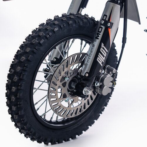 Питбайк Regulmoto PILOT EA 12/10 (серый/черный, 102301-2)