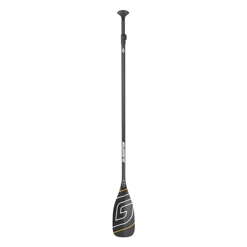 SUP весло Gladiator Sport Carbon black/black-yellov 2-части, лопатка L